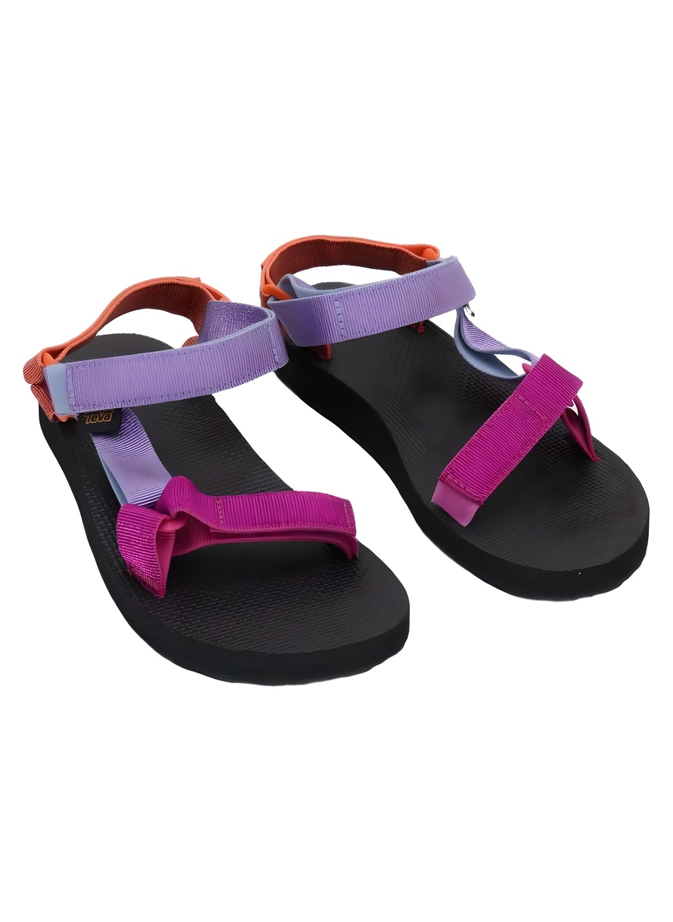 Teva Original Universal Metallic Pink Multi Strappy Sandals Size 8M